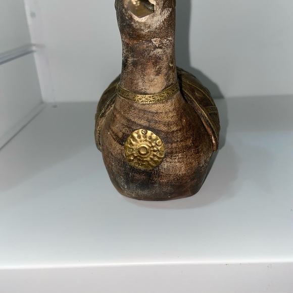 Hand carved wood and brass ducks - Picture 4 of 9